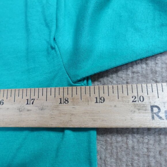 Vintage University Womens Shirt Medium Blue Green Female Rights - Picture 7 of 7